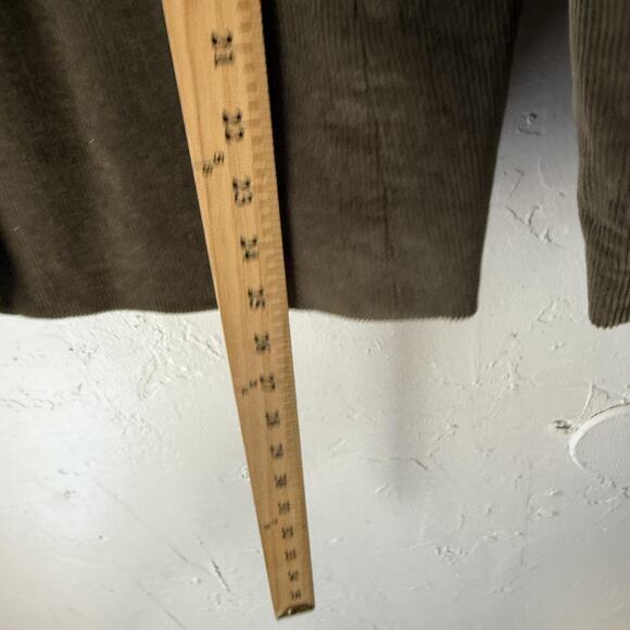 LL Bean Blazer Womens 10 Regular Brown Corduroy Stretch Classic Jacket Pockets - Picture 9 of 10